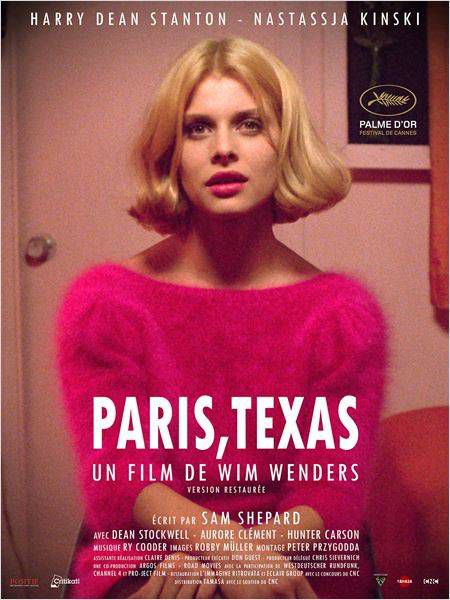 affiche du film paris texas