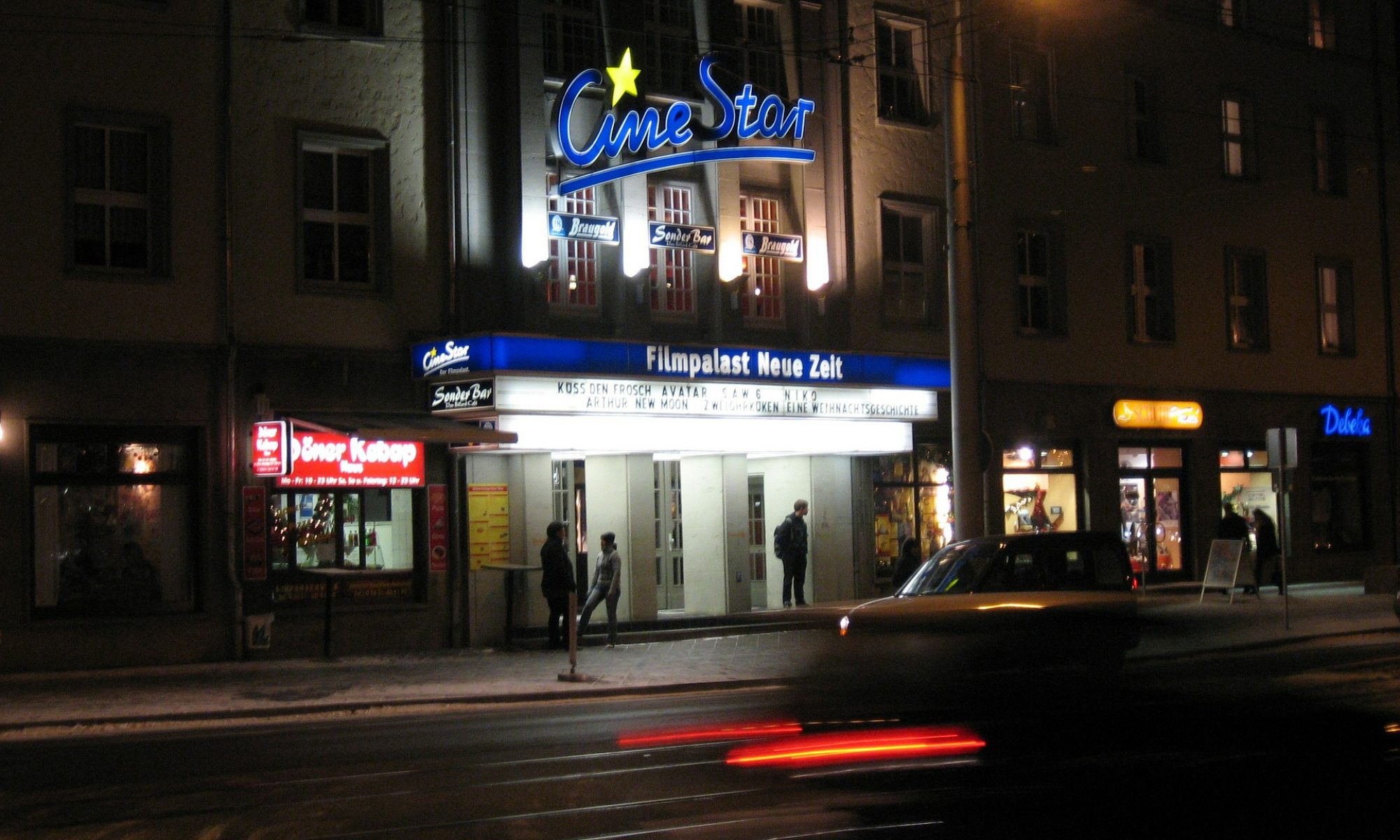 l'enseigne du cinema